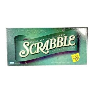 Scrabble Spanish Edition Edición en Español Crossword Board Game Vintage 2001